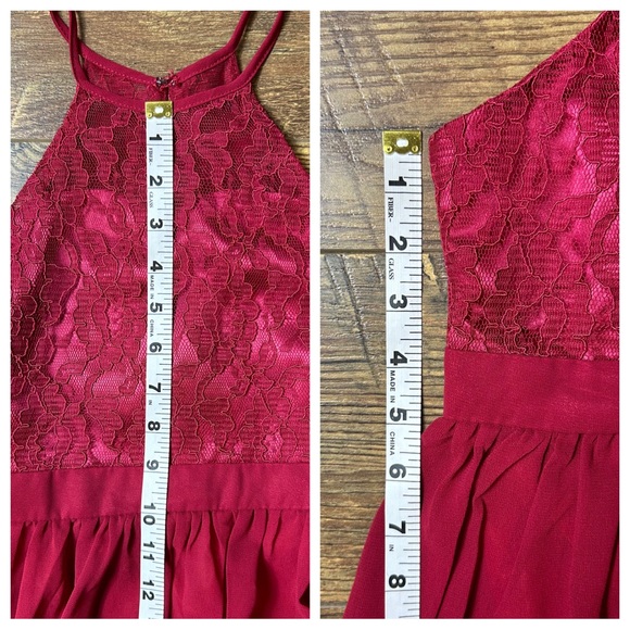 NWOT Kids Halter Chiffon Maxi Dress - Picture 6 of 10